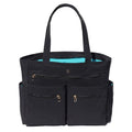 Weekender Bag Carry On Bag Overnight Tote Travel Duffle with 13 Pockets for Travel,Work，Gym,Beach,Teacher,Nurse - color: BLACK