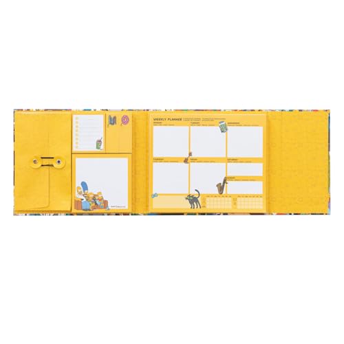 Grupo Erik The Simpsons Weekly Planner & Sticky Notes Set - Gifts, Merch - color: The Simpsons