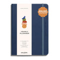 Anecdote Planner w/ 2026-2027 Calendar Yearly Planner Vegan Leather Cover - color: Ocean Blue