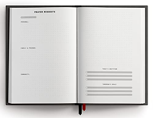The Prayer Journal for Him: A Daily Christian Journal for Men to Practice Gratitude, Reduce Anxiety and Strengthen Your Faith (Premium Vegan Leather Hardcover)