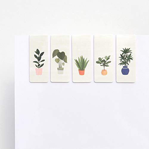 Monolike Magnetic Bookmarks Garden Plant, Set of 5 - color: Garden Plant