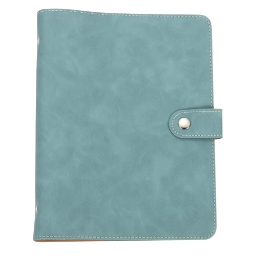 PATIKIL A5 PU Leather Binder Cover 6 Ring Loose Leaf Light Blue - color: Light Blue, size: A5
