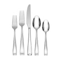 Oneida Moda 65-Piece 18/10 Silverware Set for 12, Flatware - style: 65-Piece Flatware Set with Caddy