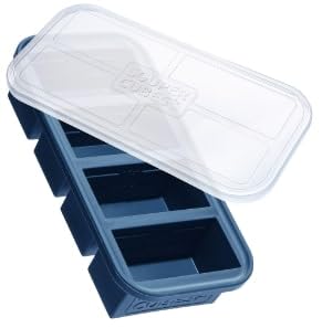 Souper Cubes 1 Cup Silicone Mold for Food with Lid, Blueberry, 1-Pack - color: Blueberry, size: 1-Pack
