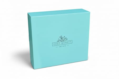 Tea Chest 12 Compartments Tea Bag Large Storage Box with Beveled Glass Lid
