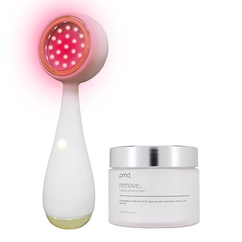 PMD Beauty Clean Facial Cleansing Brush – Waterproof Silicone Face Cleanser with Sonic Technology - color: Cream With Remove Cleansing Balm