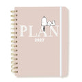 Graphique Peanuts 18 Month Planner, July 2026 – Dec. 2027, Hardbound Spiral Planner with Monthly Tabs, Holidays & Reminder Stickers, 6 x 8 - color: Peanuts