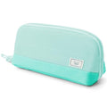 Mr. Pen- Wide-Opening Pencil Case, Triangle Design - color: Mint Green