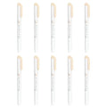 Zebra B-WKT7-MCR Highlighter, Mildliner, Mild Cream, 10 Count - color: cream, size: 1 Count (Pack of 10)