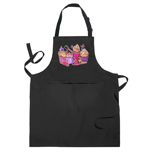 Nail Tech Aprons for Women with Pockets, Gifts for Nail Techs Technicians Artists Manicurists, Peace Love Nails - color: 10 Nail Tech Apron
