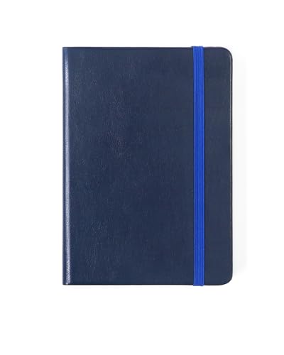 A6 Lined Hardcover Notebook, 100 GSM Paper, Midnight Blue - color: Midnight Blue, size: A6（2026 Edition）