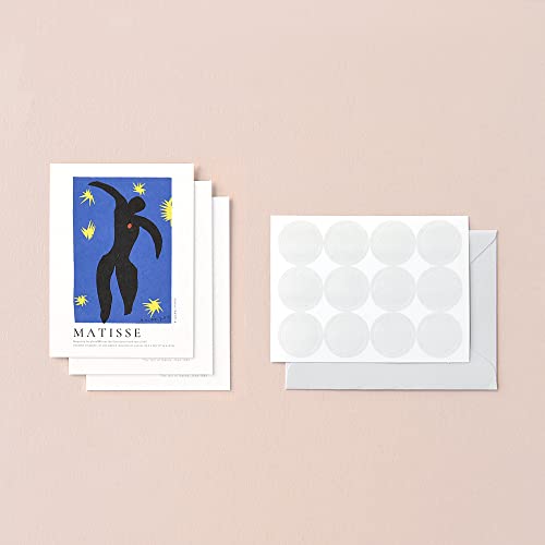 Monolike Day-by-day Card, Henri Matisse Painting ver.1 - Mix 36 Mini Single cards, 36 envelopes, 36 stickers Package - color: Henri Matisse Painting ver.1