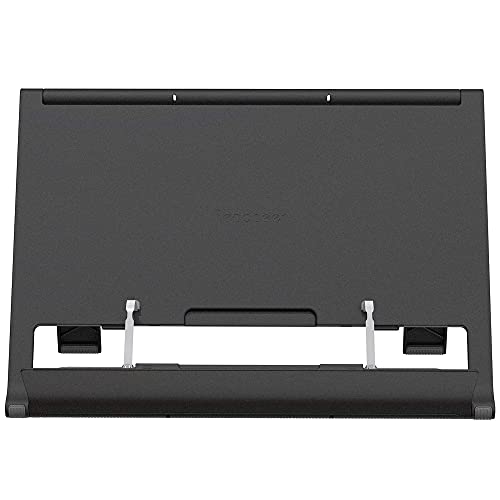 Readaeer Portable Book Stand Free Angle Adjustable Book Holder for Thick Textbook Collapsible Lightweight Book Rest (Black) - color: Black