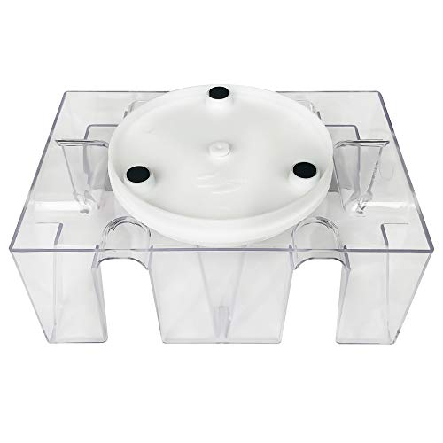 Yuanhe 6 Deck Revolving Rotating Canasta Playing Card Tray