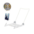 KINGDOM SOLUTIONS - 5.5" Clear Acrylic Display Stand Made in USA - 12 Pack - color: Acrylic White, size: 5.5" (12-pack)
