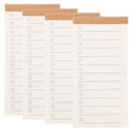 PATIKIL Portable Field Notes, 4 Pcs Small Notepads 50 Sheets Pocket Notebooks Memo Books to Do List Organizer Planner Daily for Work Office Journey, Planner - style: Planner