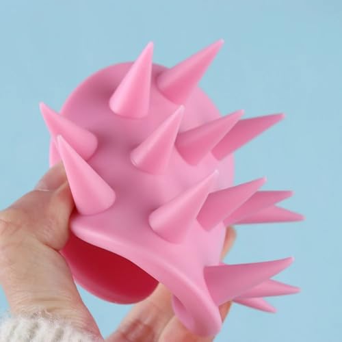 INVODA 4PCS Scalp Scrubber Brush Shampoo Massager for Dandruff & Hair Growth, Exfoliating Shower Brush for Men, Women, Pets, Travel-Friendly & Ergonomic - color: Silicone Brush 4pcs