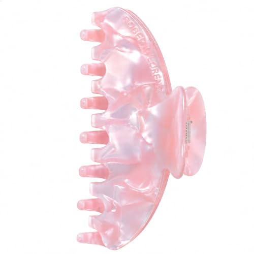 Luxury Sage Blush Hair Claw Clip, Premium Acetate, Strong Hold 4" - color: Blush Pink