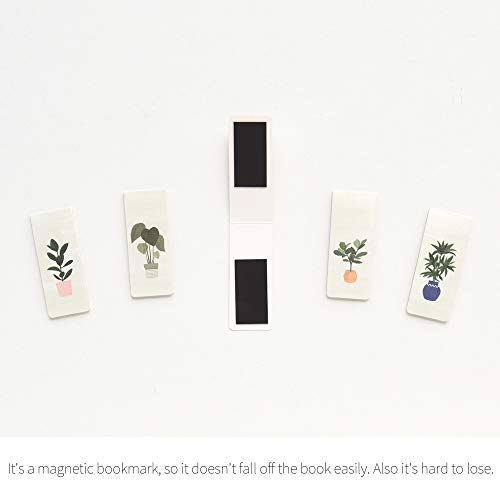 Monolike Magnetic Bookmarks Garden Plant, Set of 5 - color: Garden Plant