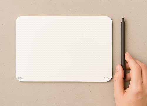 CLEVER SIGNS A5 Dot Grid Notepad – 2 Pack (5.8" x 8.3") – Medium Dotted Memo Desk Pads, Premium Paper with Cardboard Back Support – Mouse Pad Notepad, Ideal for Note-Taking, Planning, Sketching & Journaling