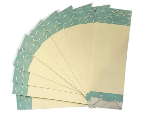 Easyou Handmade Red Xuan Paper for Spring Festival Words Customs Blessing (Bookmark Crane) - color: Bookmark crane