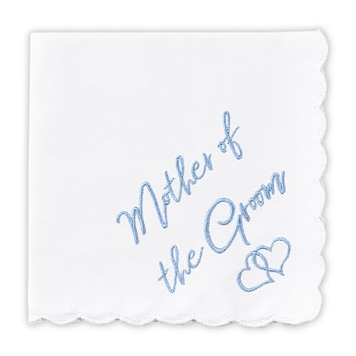 Mother of the Bride Gifts Wedding Handkerchief Keepsake - color: Mother of the Groom, style: Brown Envelope