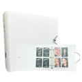 MEOWCAFE K-Keep A5 Wide Binder, 1.5 Inch, Compact Kpop Photocard With 25 A5 Slim 4 Pocket Page and 2 Backboards, Comprehensive Beginner (Minimal White) - color: Minimal White