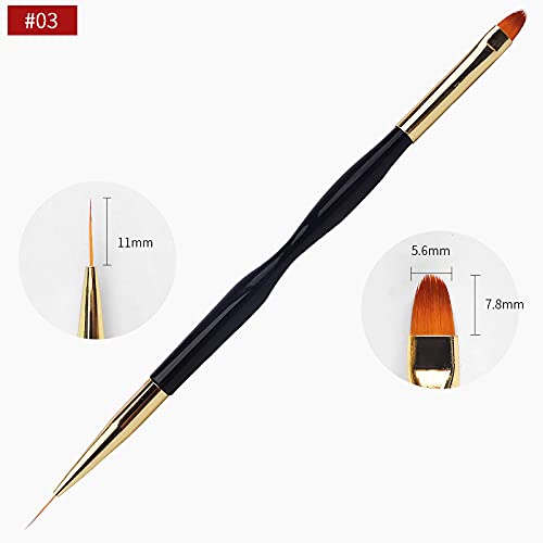 Artdone 31pcs Nail Art Brushes Tools Set Dotting Tools for Gel Polish - color: 31Pcs