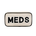 uekeboag Canvas Chenille Letter Medicine Makeup Bag(02Meds) - color: Black Meds