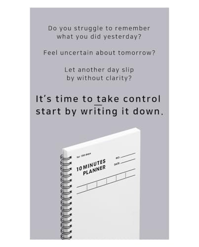 motemote 10 MINUTES PLANNER 100 Days - Undated Time Blocking Daily Planner - color: White