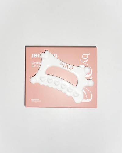 byAVA Ceramic Gua Sha Tool for Face and Body, Lymphatic Drainage Massager