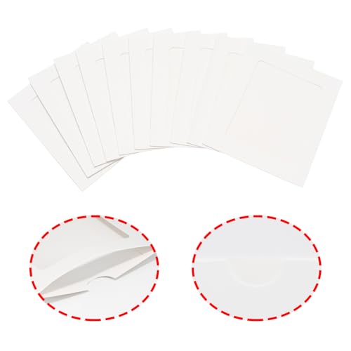 30Pcs 3x4Inch White Paper Photo Frames with String & Clips - color: White, size: 3x4inch