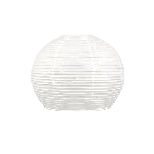 Hemispherical Lamp Shade (14 Inch) White Folding Paper Lamp Shade Chinese Lantern