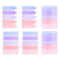 AIEX 600 Pcs Sticky Indexing Tabs, Writable Sticky Index Tabs for Reading Index Folders File Notes Book Notes Easy Remove (Pink Purple)