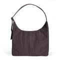 FASTFAIRY Nylon Shoulder Bag: Lightweight Adjustable Strap - color: Large-chocolate Plum, size: Large