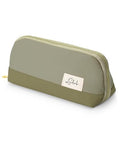Mr. Pen- Wide-Opening Pencil Case, Triangle Design - color: Forest Green