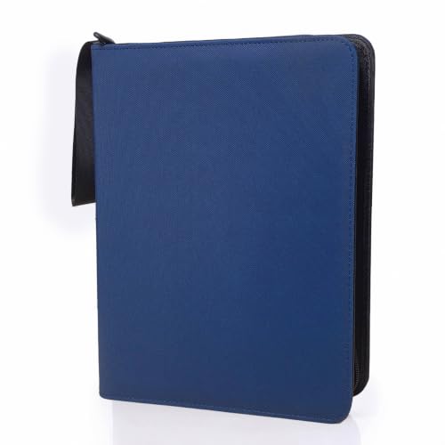 Card Binder, 9 Pocket 540 Card for Collectible Trading Card Albums - color: 540-BIG-BLUE-1