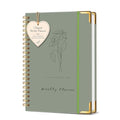 Undated Weekly Planner, Weekly To Do List Notebook with Habit Tracker, A5 - color: Green
