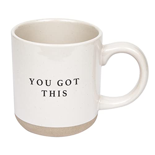 Sweet Water Decor You Got This Mug - 14oz Stoneware Mug Dishwasher and Microwave Safe - Positive Affirmation Gifts for Women, Inspirational Mug - style: You Got This