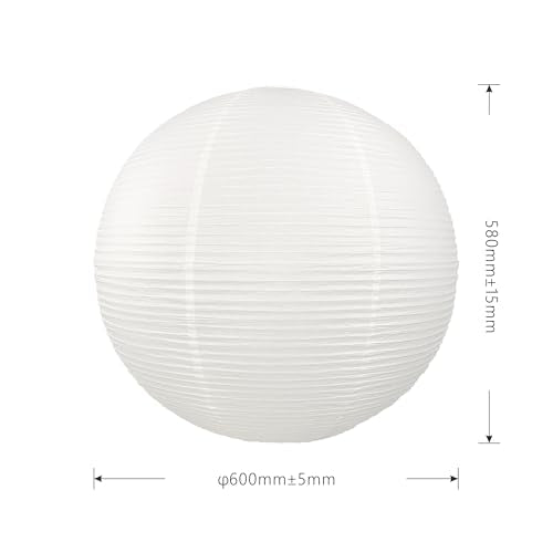 Large 23inch White Round Paper Lamp shade,Chinese Lanterns,Pendent Paper Lantern,Interior Decoration