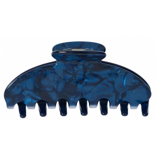 Luxury Hair Claw Clip Premium Acetate Strong Hold 4 Inch (Midnight Blue) - color: Midnight Blue