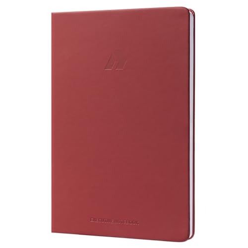 Nextnoid A5 LIned Notebook - 160 Pages, 120 GSM Paper, Burgundy - color: Burgundy, style: Lined 160 Pages