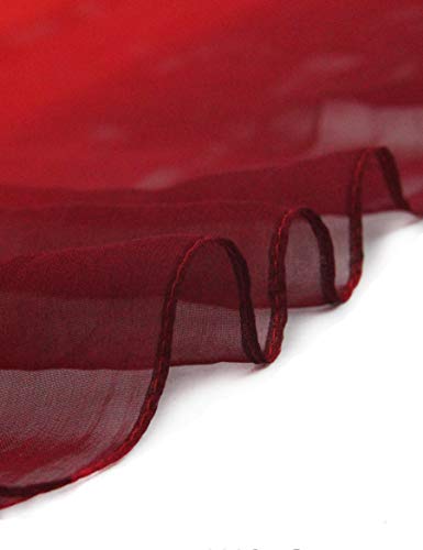 PANTONIGHT Long Chiffon Sheer Scarf Gradient Shaded Colors Lightweight Scarf For Womens - color: Col 706