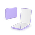 Kintion Pocket Mirror, 1X/3X Magnification LED Compact Mirror (Purple) - color: Purple