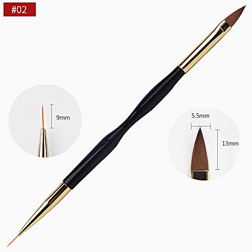 Artdone 31pcs Nail Art Brushes Tools Set Dotting Tools for Gel Polish - color: 31Pcs