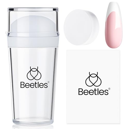 Beetles French Tip Silicone Nail Stamp Ste 3Pcs - color: Stamp