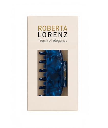 Luxury Hair Claw Clip Premium Acetate Strong Hold 4 Inch (Midnight Blue) - color: Midnight Blue