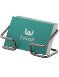 Business Card Holder for Desk, Cute Metal Card Organizers - color: Black
