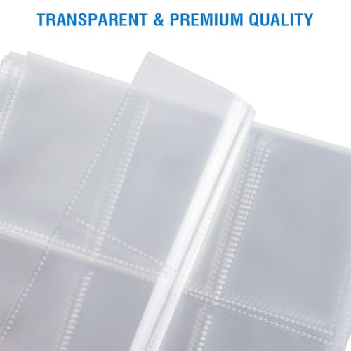 Sooez Trading Card Sleeves for Binder, Double Sided Card Holder, 36 Pack - style: Double-Sided
