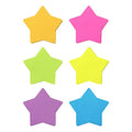 SIMONA Star Shape Sticky Notes 3x3 Inch, 6 Bright Colors, 450 Sheets - color: 6 Bright Colors